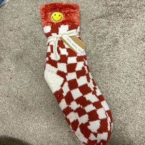 Simply southern Brand new smiley face fuzzy socks with tags